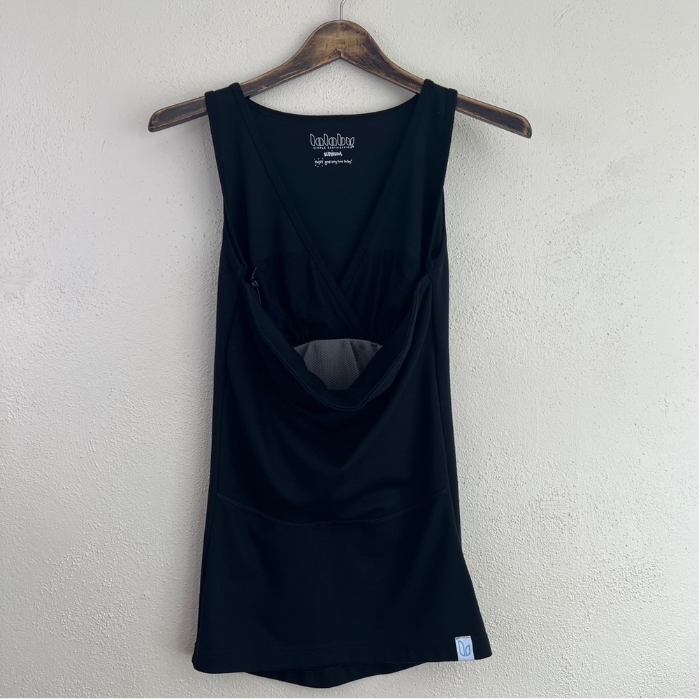 LaLaBu Simple Babywearing Baby Wrap Soothe Shirt Sleeveless Black Medium